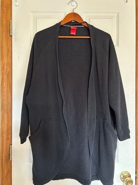 Nike Black Open Front Cardigan